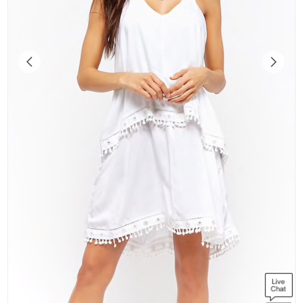 White beach  dress